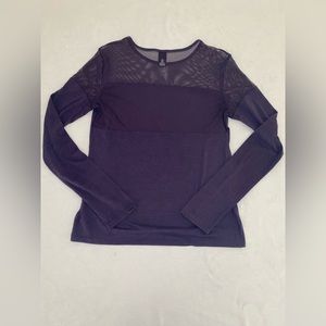Victoria Secret Mesh Activewear Long Sleeve Shirt